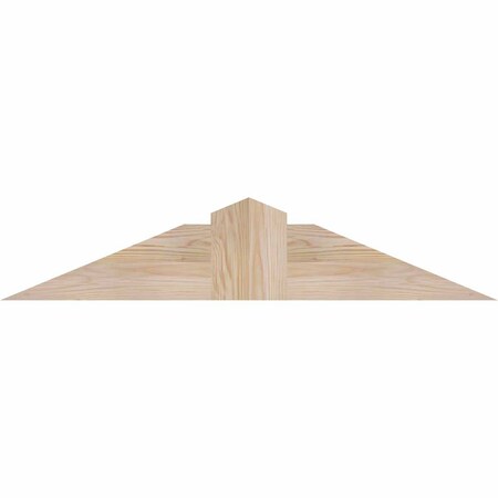 Ekena Millwork Portland Smooth Timber Gable Bracket, Douglas Fir, 36"W x 7"H x 1 1/2"D x 5 1/2"F, 5/12 Pitch GBW036X07X0206POR00SDF